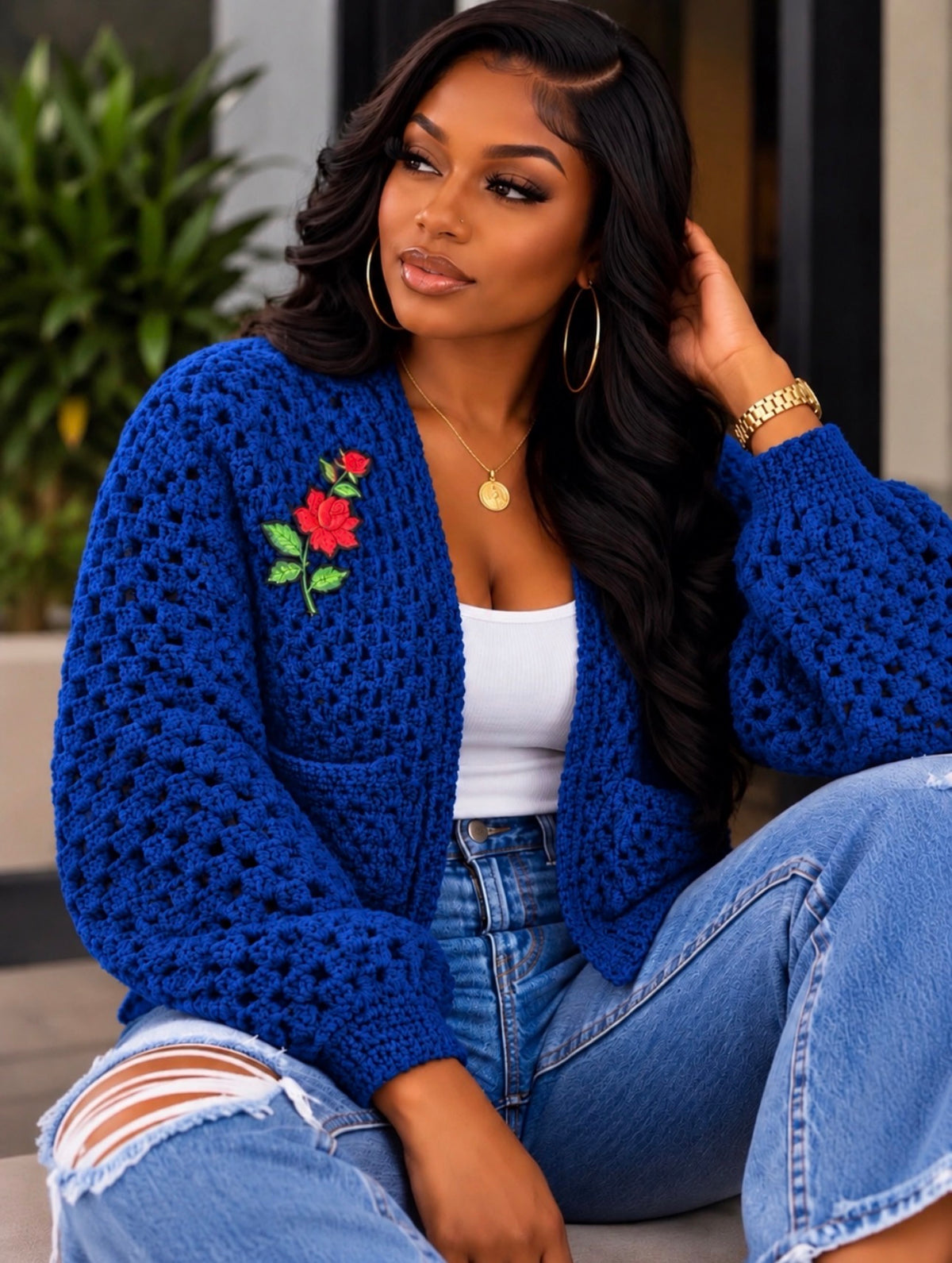 Crochet Crop Cardigan