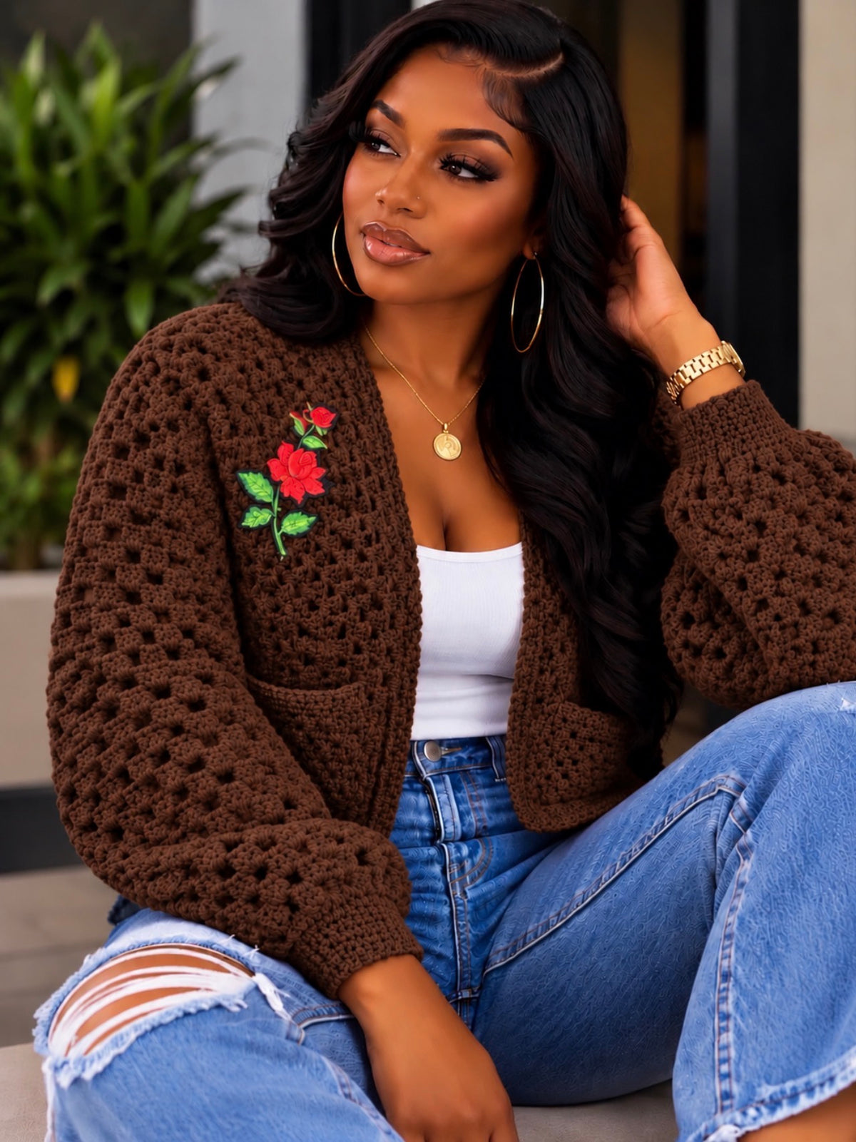 Crochet Crop Cardigan